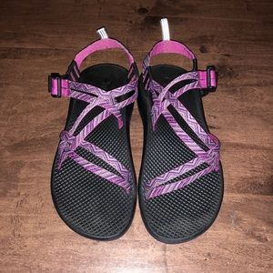 Pink and Purple Chacos